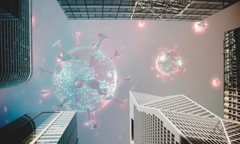 imagem ilustrativa do vírus da covid-19