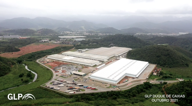 imagem das obras do GLP Duque de Caxias em Outubro de 2021